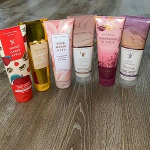 Lot of 6 Bath & Body Works ultimate hydration/shea body cream. 8 oz